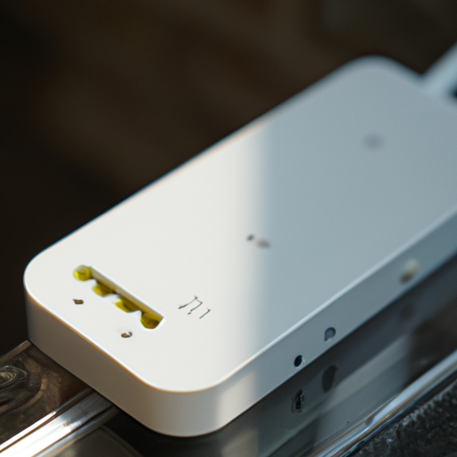 A wifi extender device being used to boost wifi coverage in a home