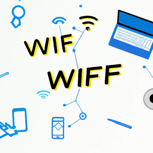 Visual representation of Wifi connectivity in a remote work setting
